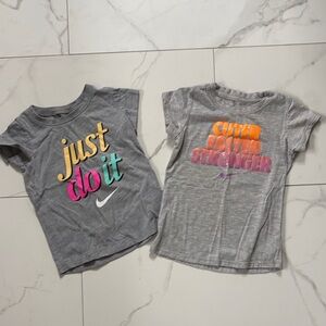 (2) Nike Kids Tees with Colorful Graphics